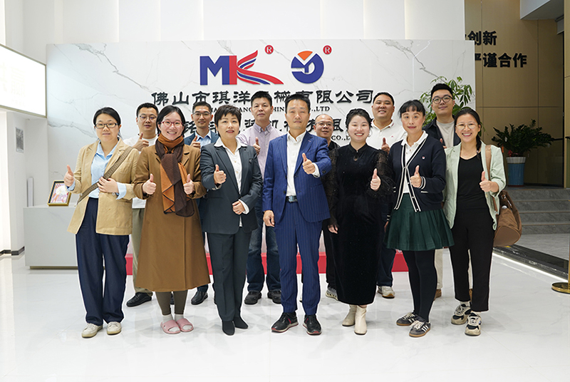 福和家一行领导来访莅临铭科参观并指导工作